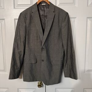 Calvin Klein Sz L / 42R Men's Blazer 2-Button Front Single Vent Sportcoat Blazer